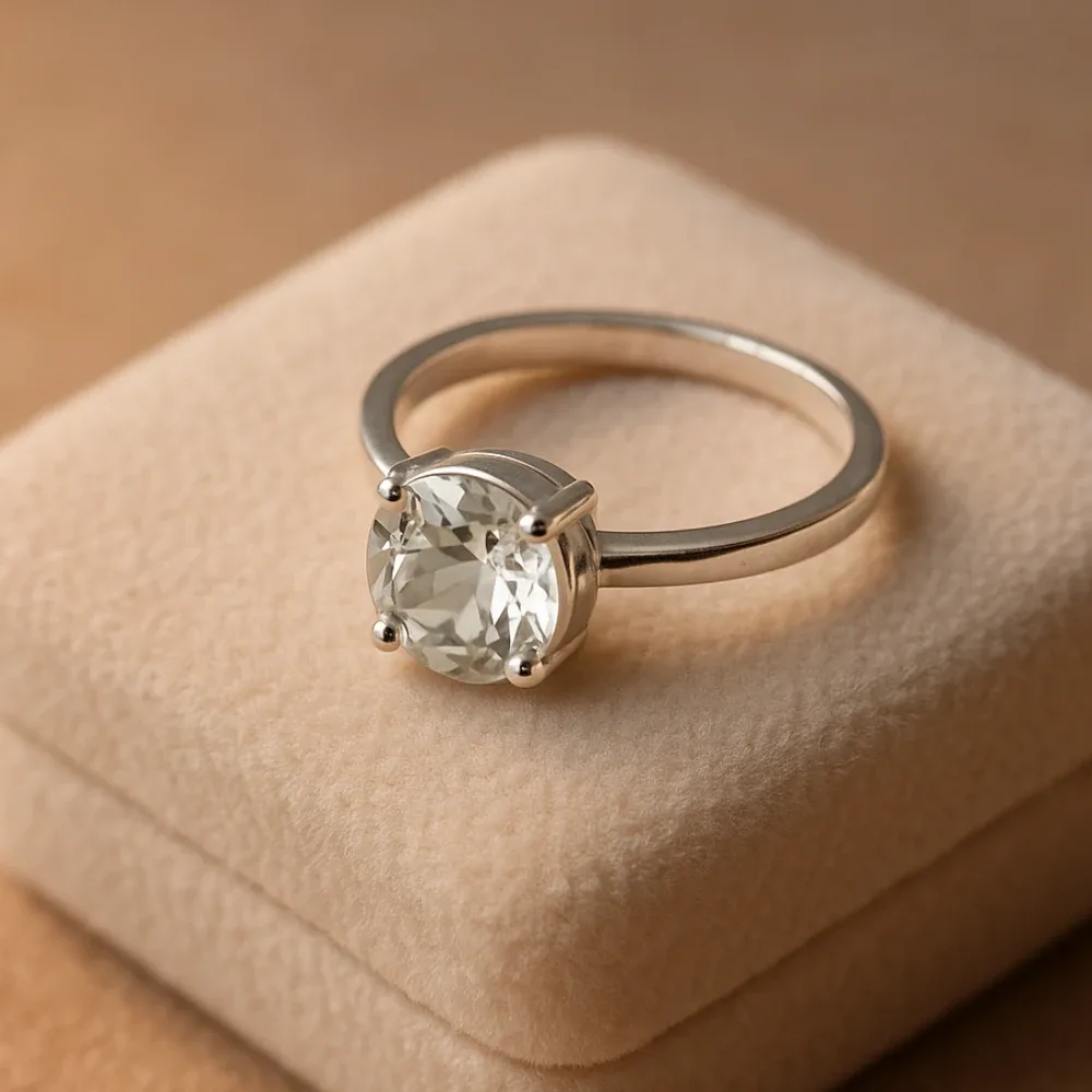 Pure Aura Ring – Natural Topaz