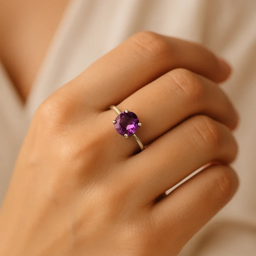Pure Aura Ring – Amethyst