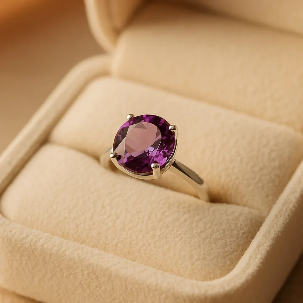 Pure Aura Ring – Amethyst