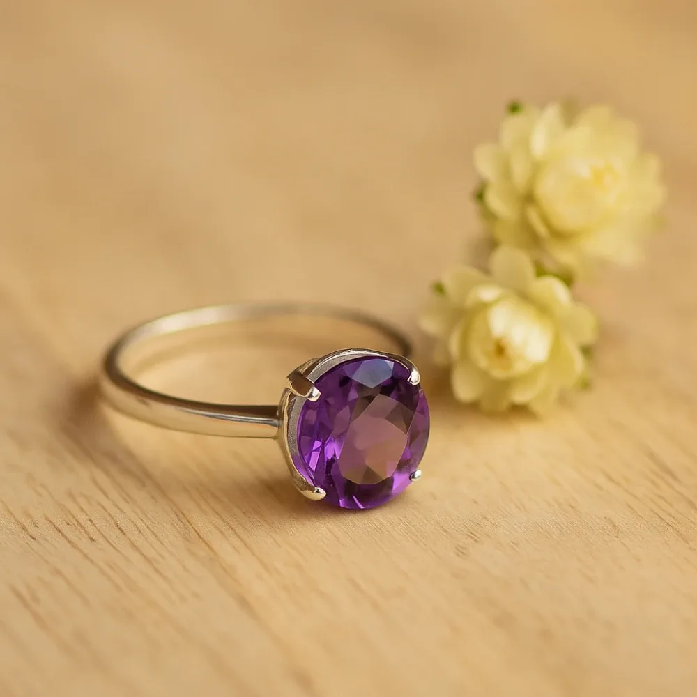 Pure Aura Ring – Amethyst