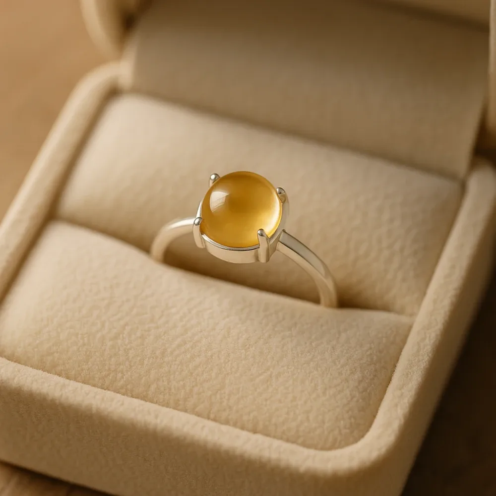 Pure Aura Ring – Citrine