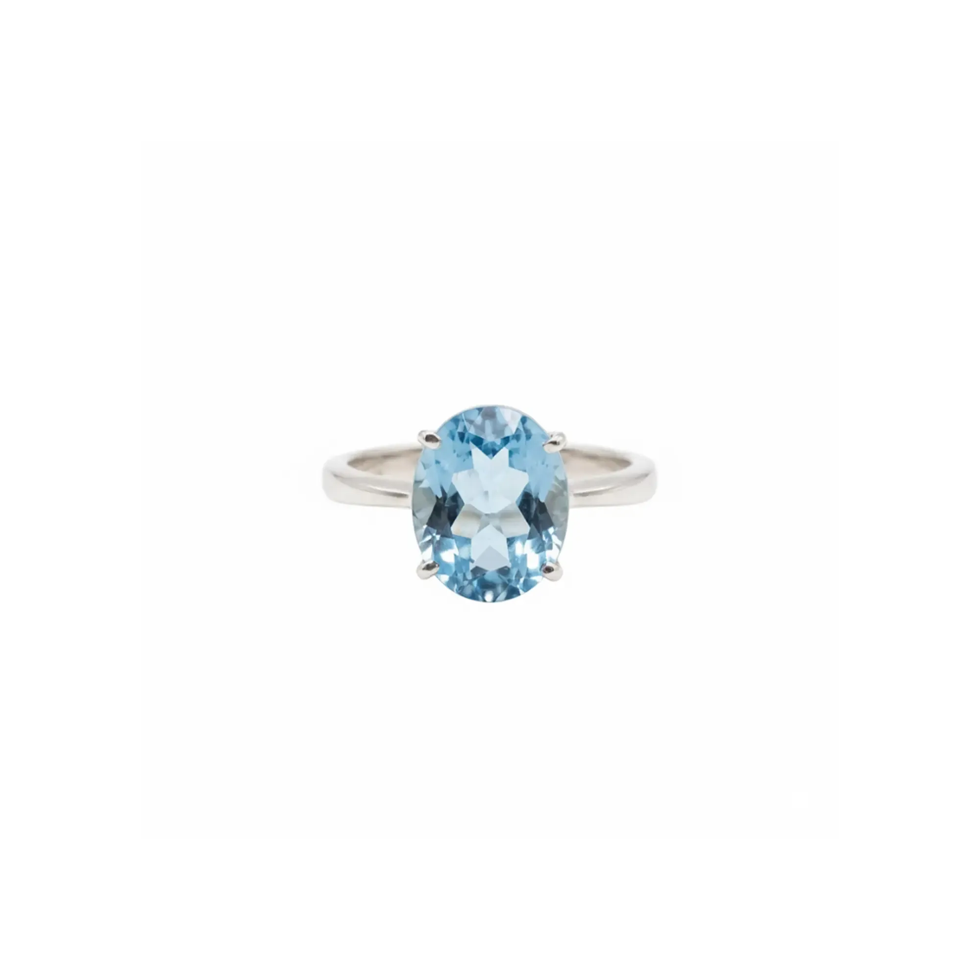 Pure Aura Ring – Blue Topaz