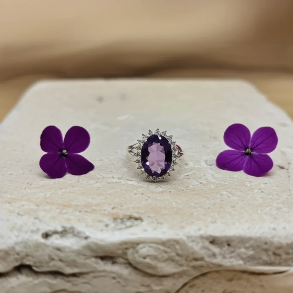 Royal Radiance Ring – Amethyst