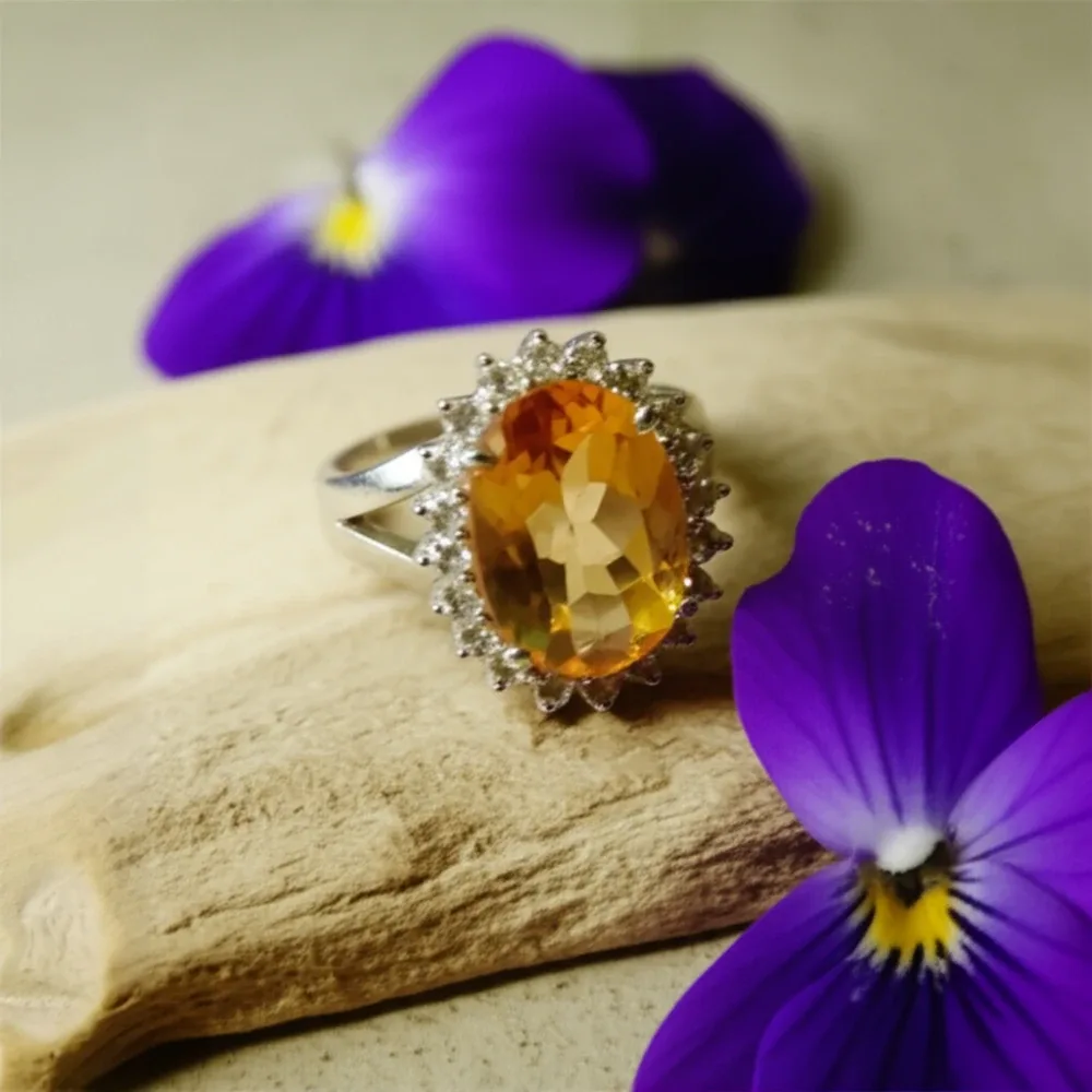 Royal Radiance Ring – Citrine