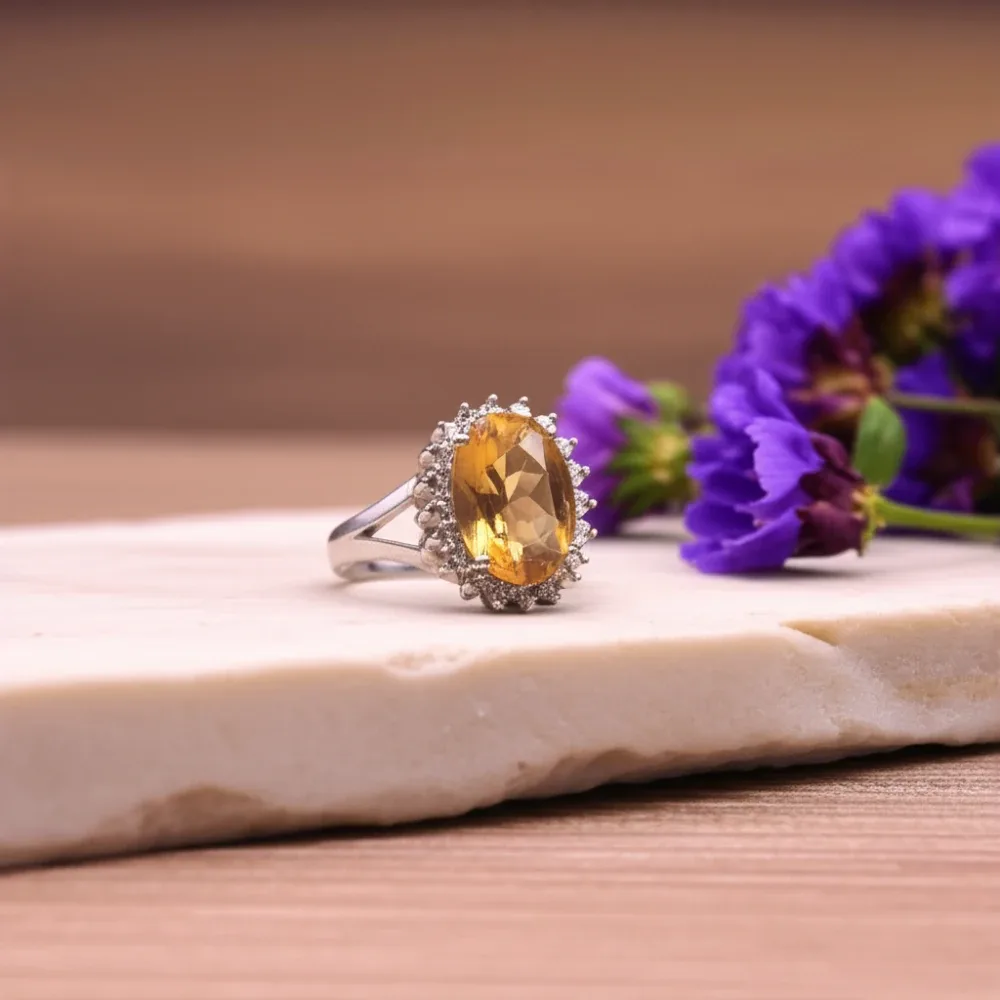 Royal Radiance Ring – Citrine