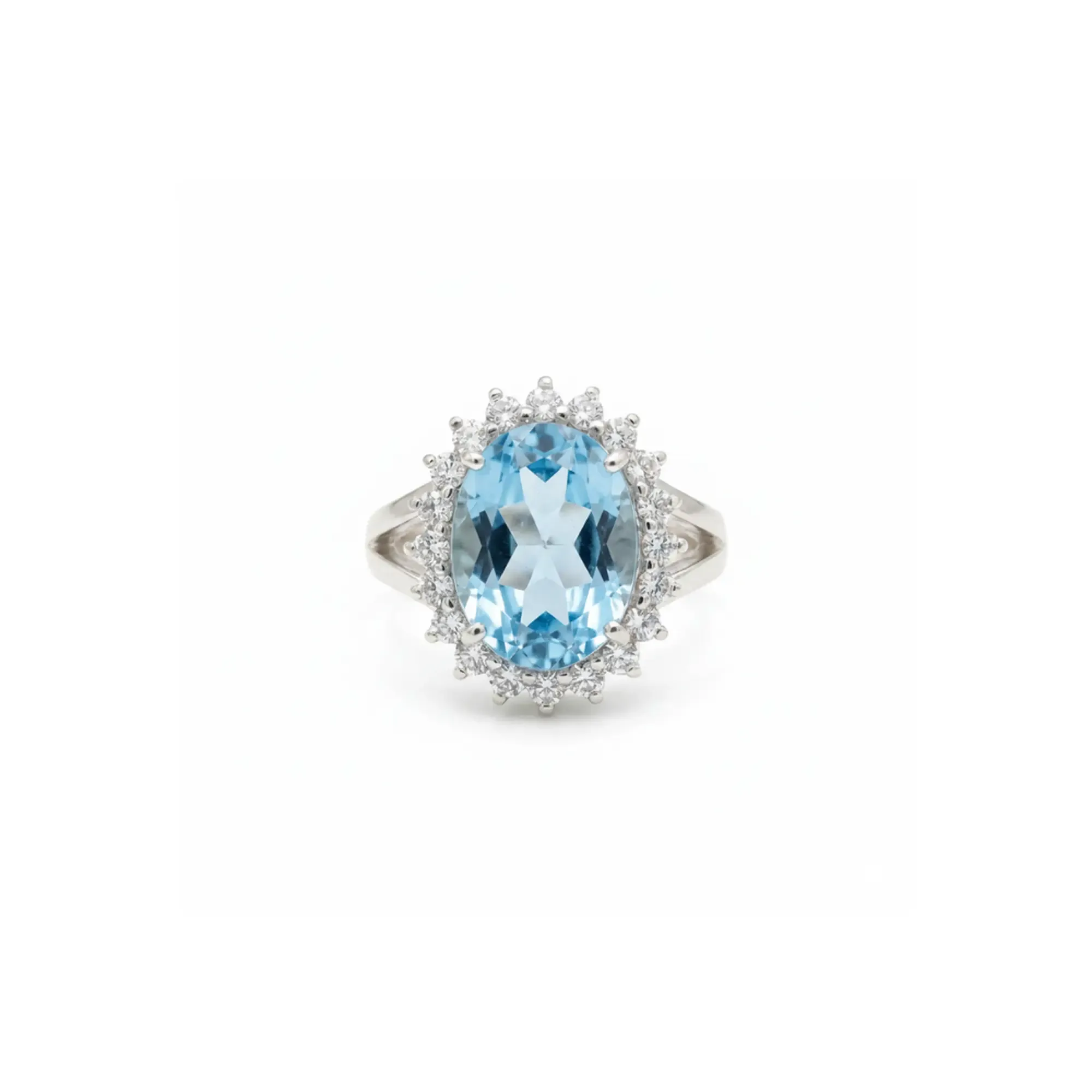 Royal Radiance Ring – Blue Topaz