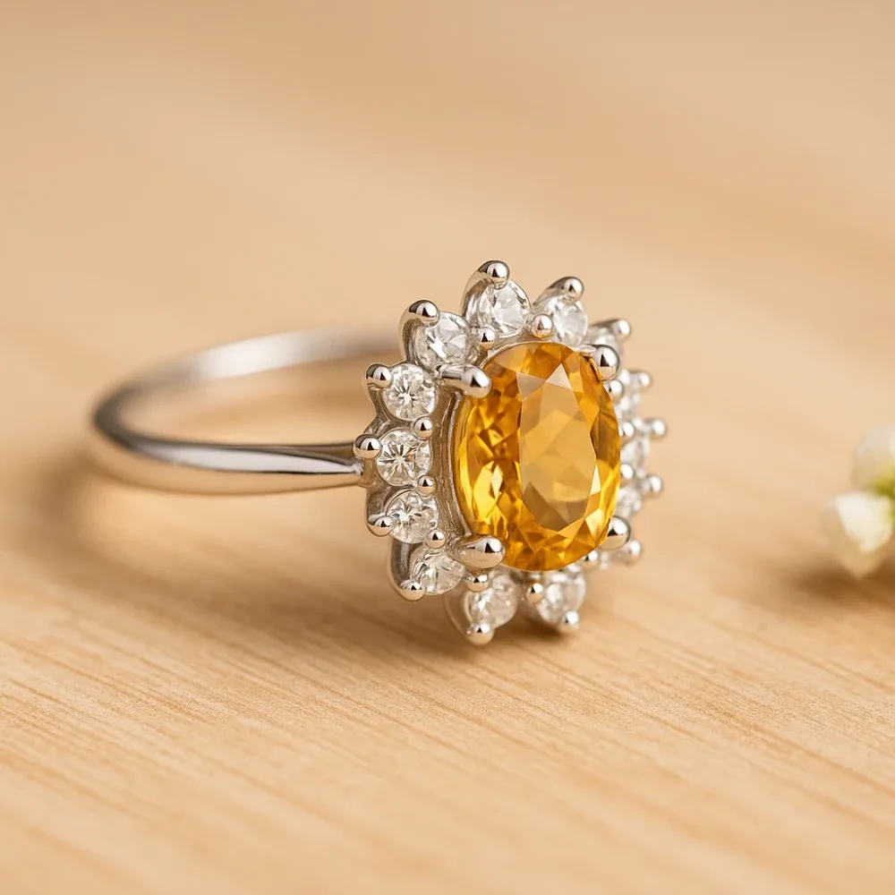 Royal Radiance Petite Ring – Citrine