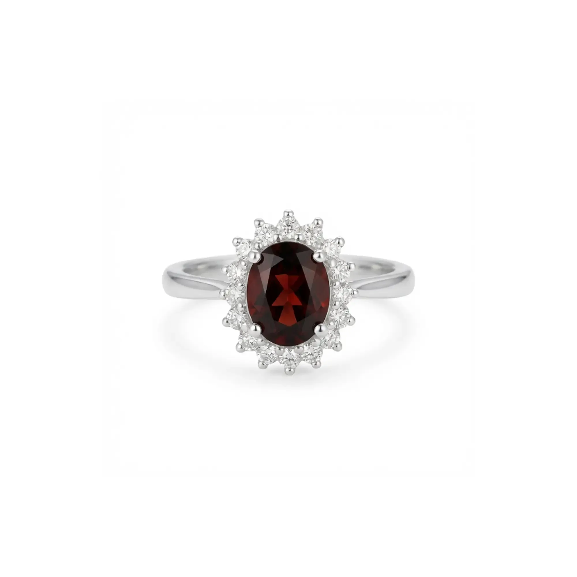 Royal Radiance Petite Ring – Rhodolite Garnet