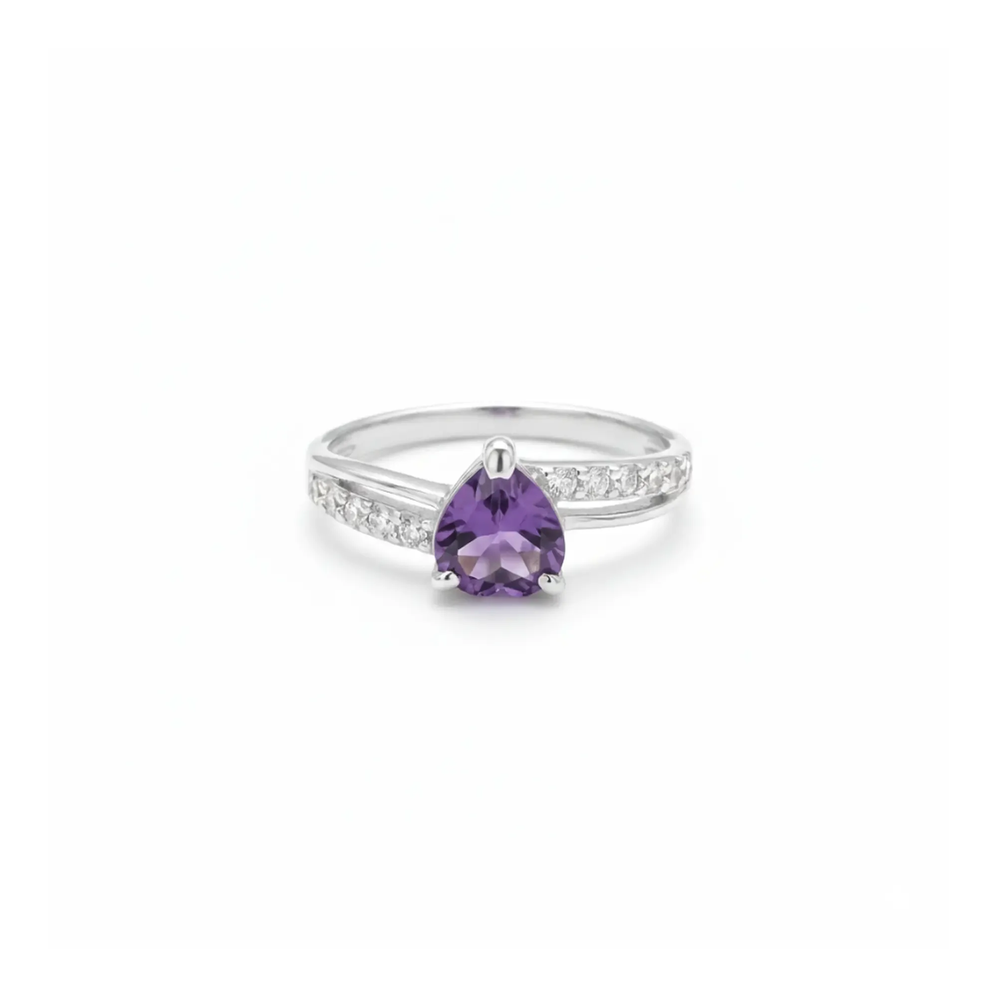 Eternal Heart Ring – Amethyst