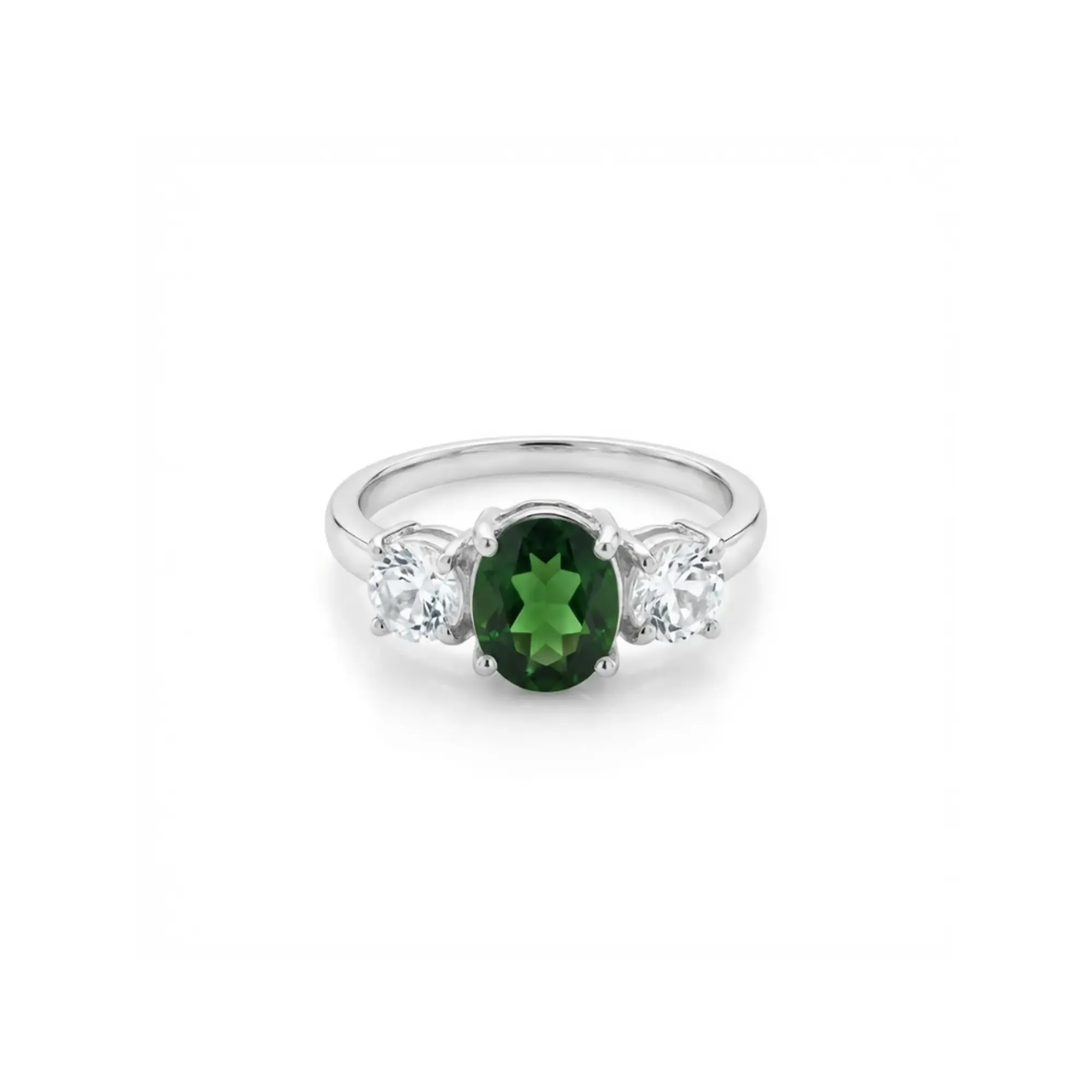 Trinity Glow Ring – Chromium Diopside