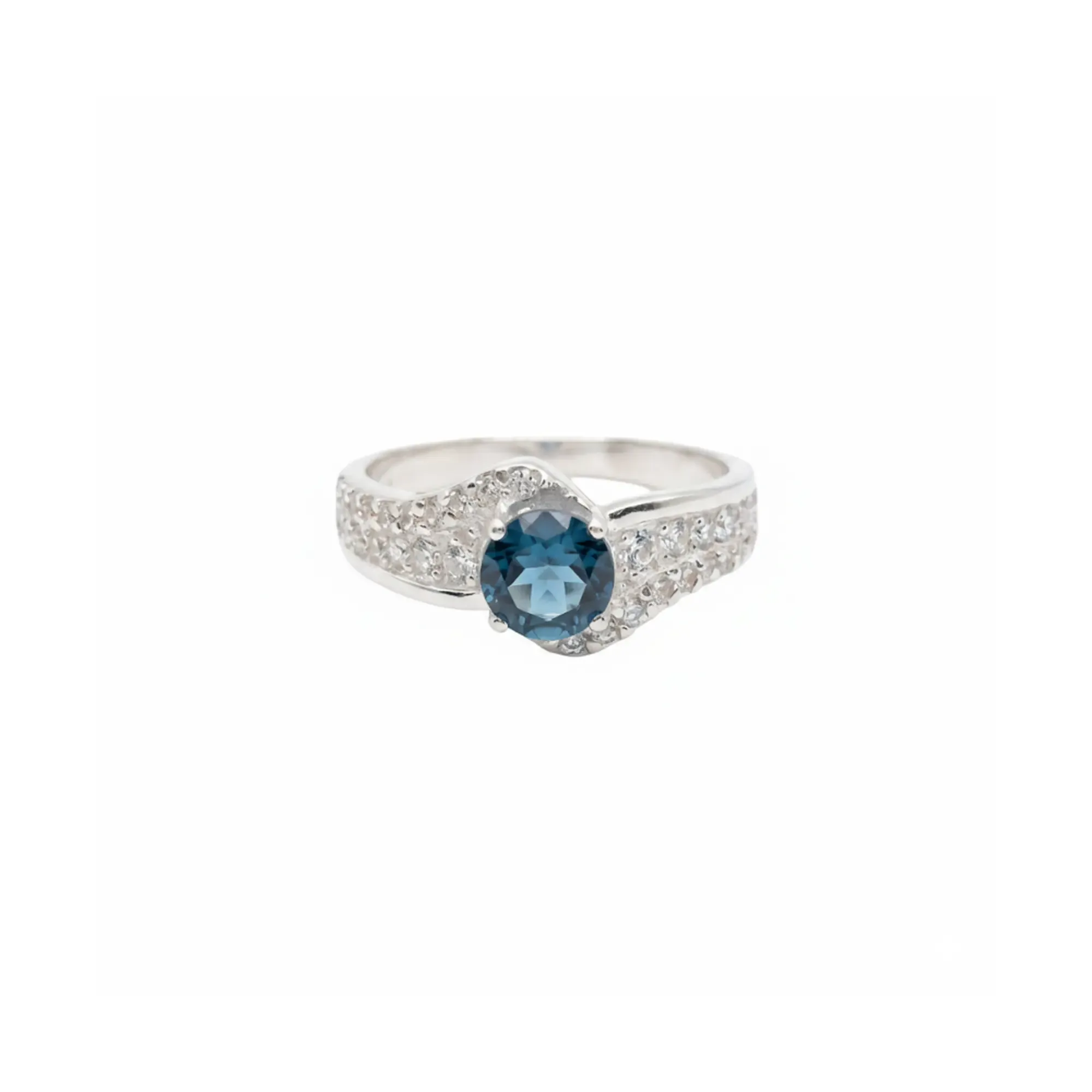 Eternal Grace Ring – London Blue Topaz