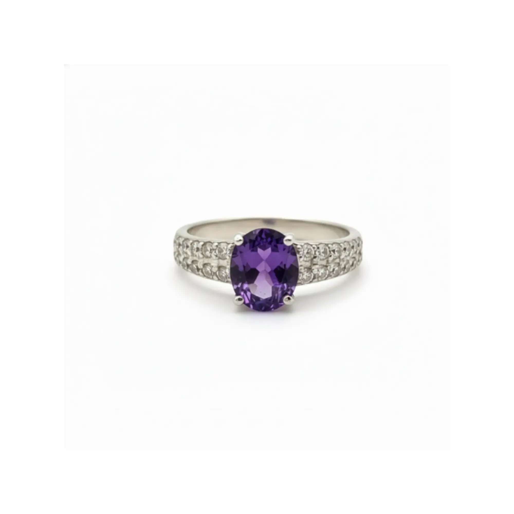 Celestial Charm Ring – Amethyst