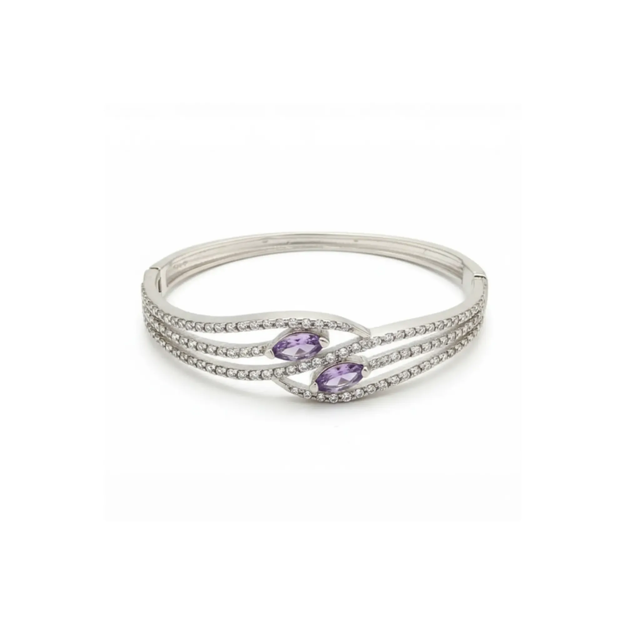 Amethyst Petal Cascade Luxe Set