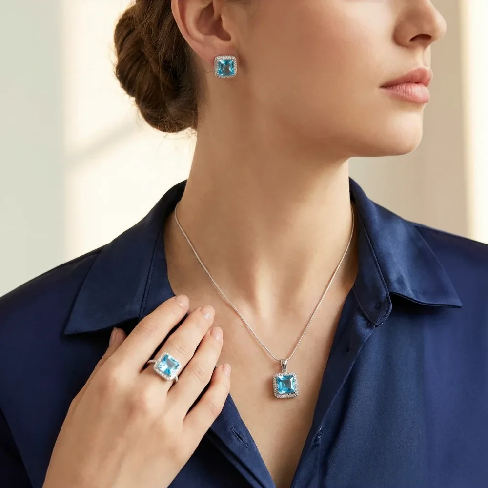Ocean Prism Halo Set