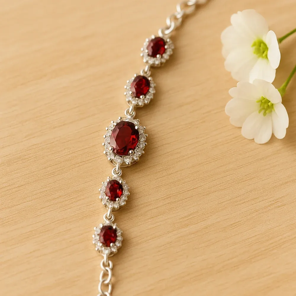 Scarlet Bloom Bracelet