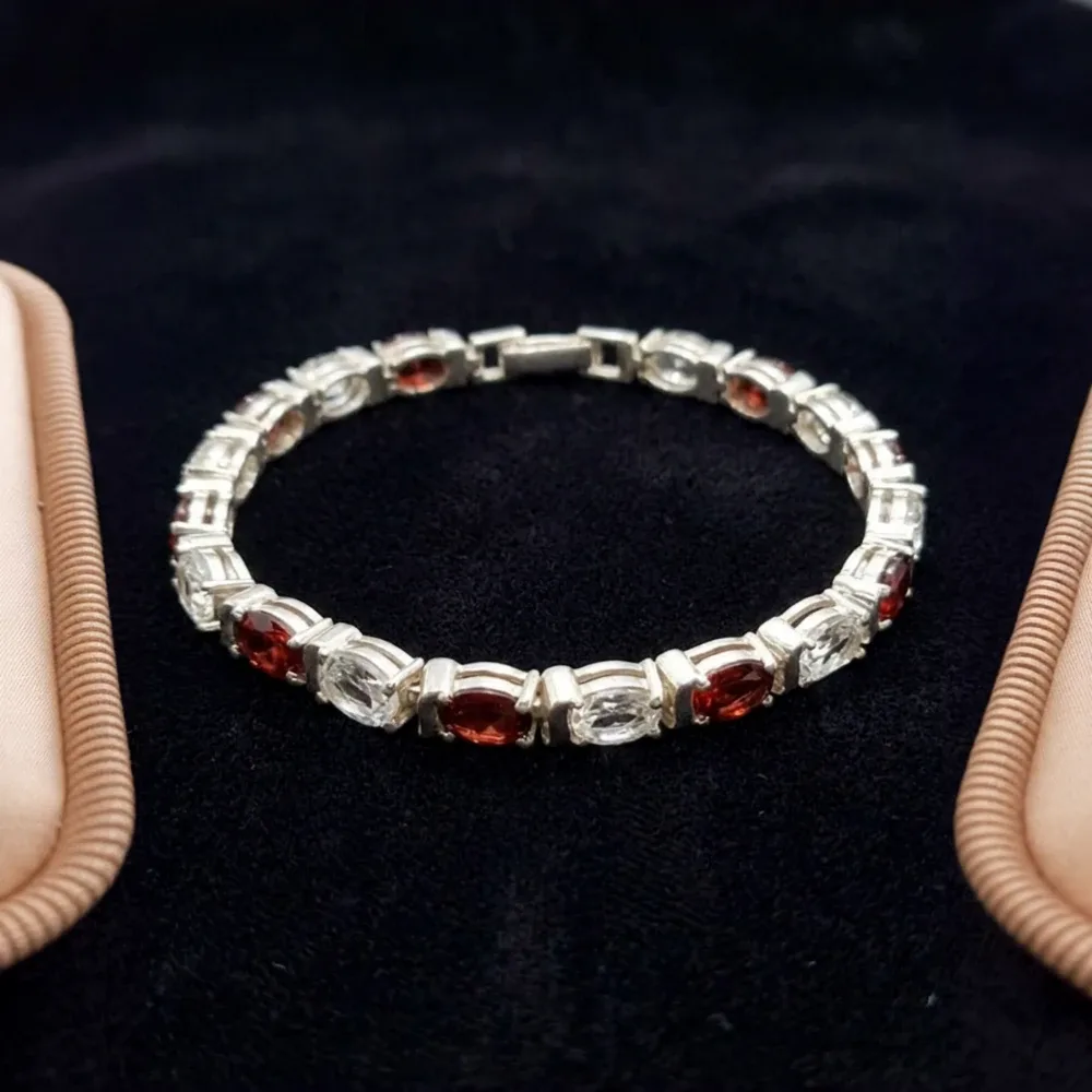 Crimson Frost Bracelet