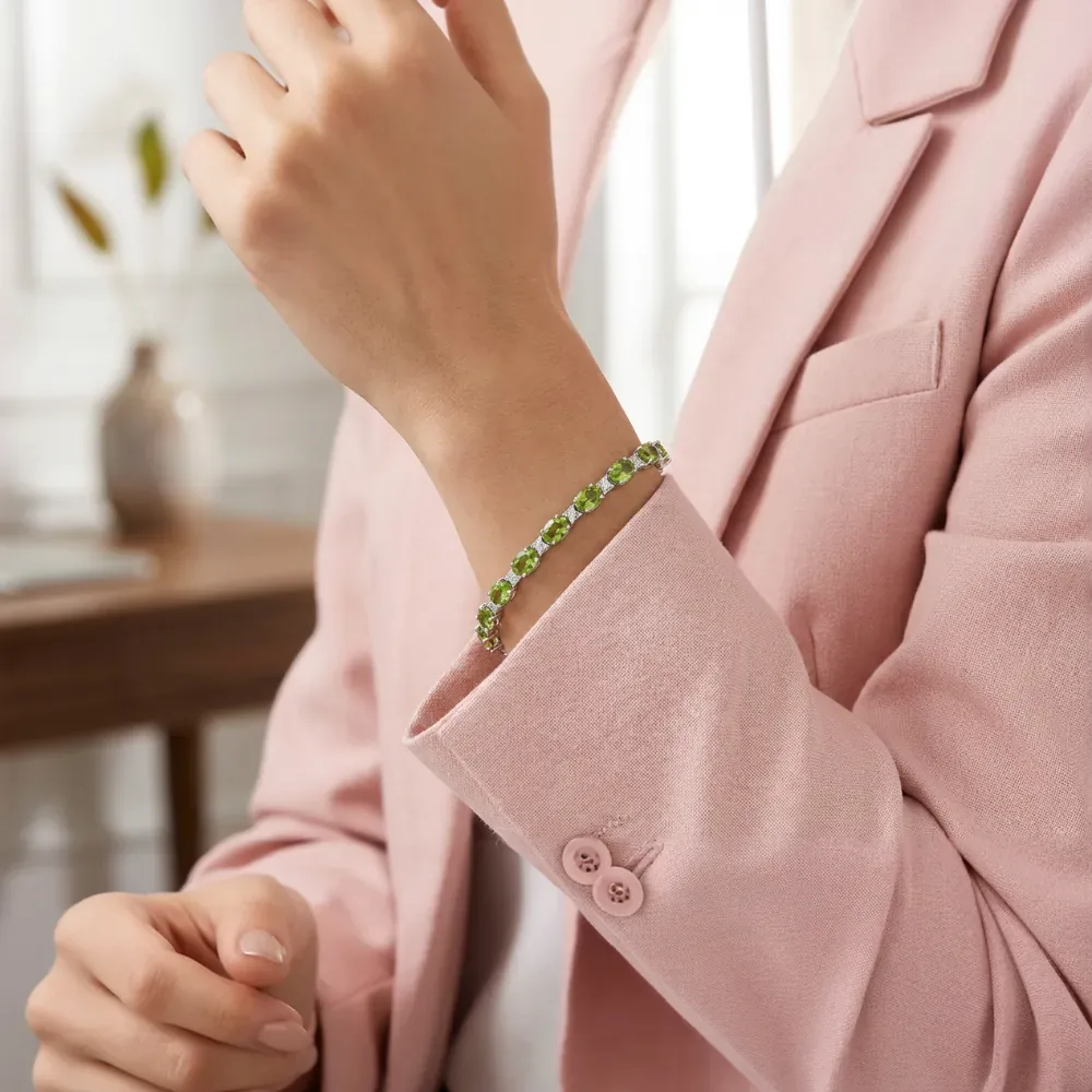 Peridot Radiance Bracelet