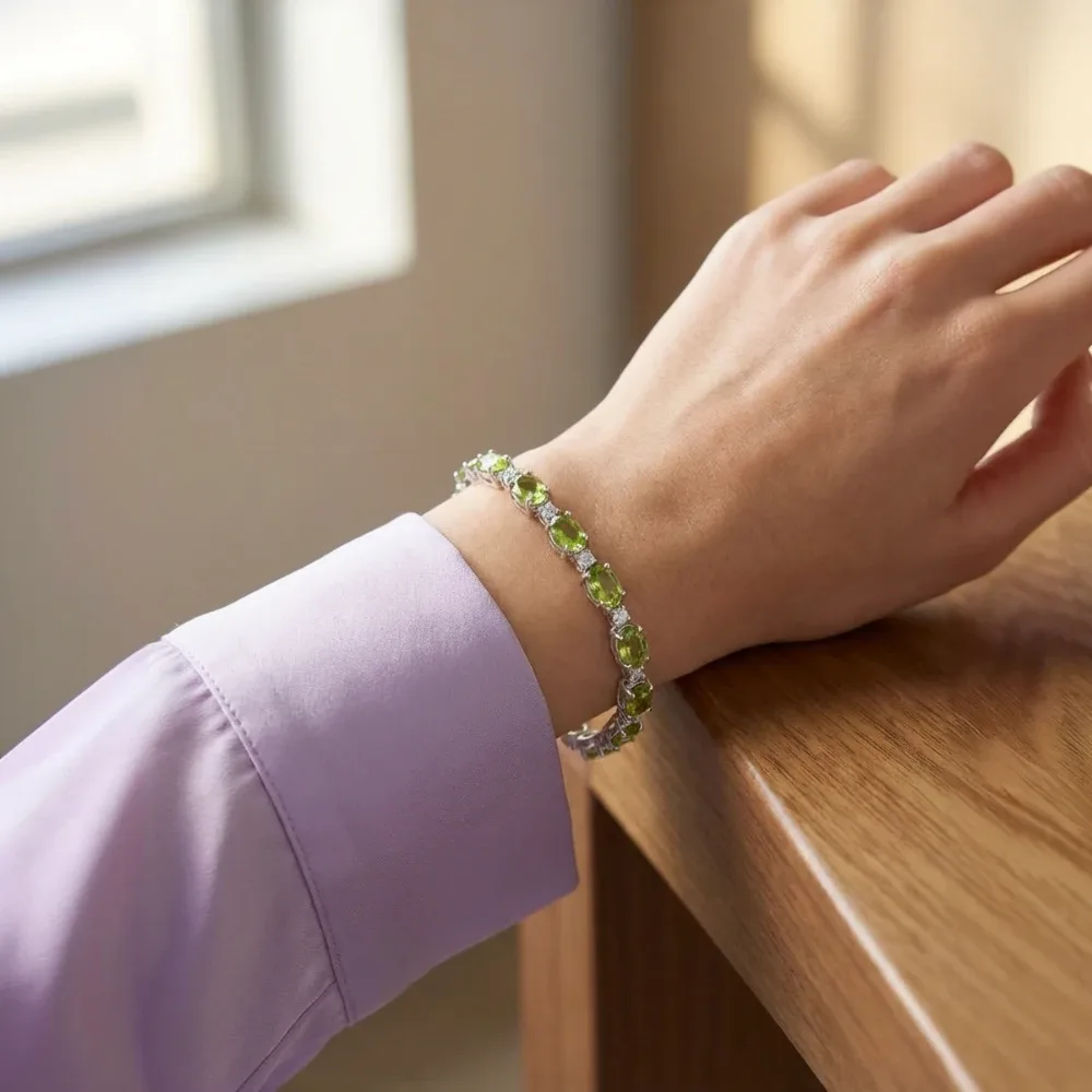Peridot Radiance Bracelet