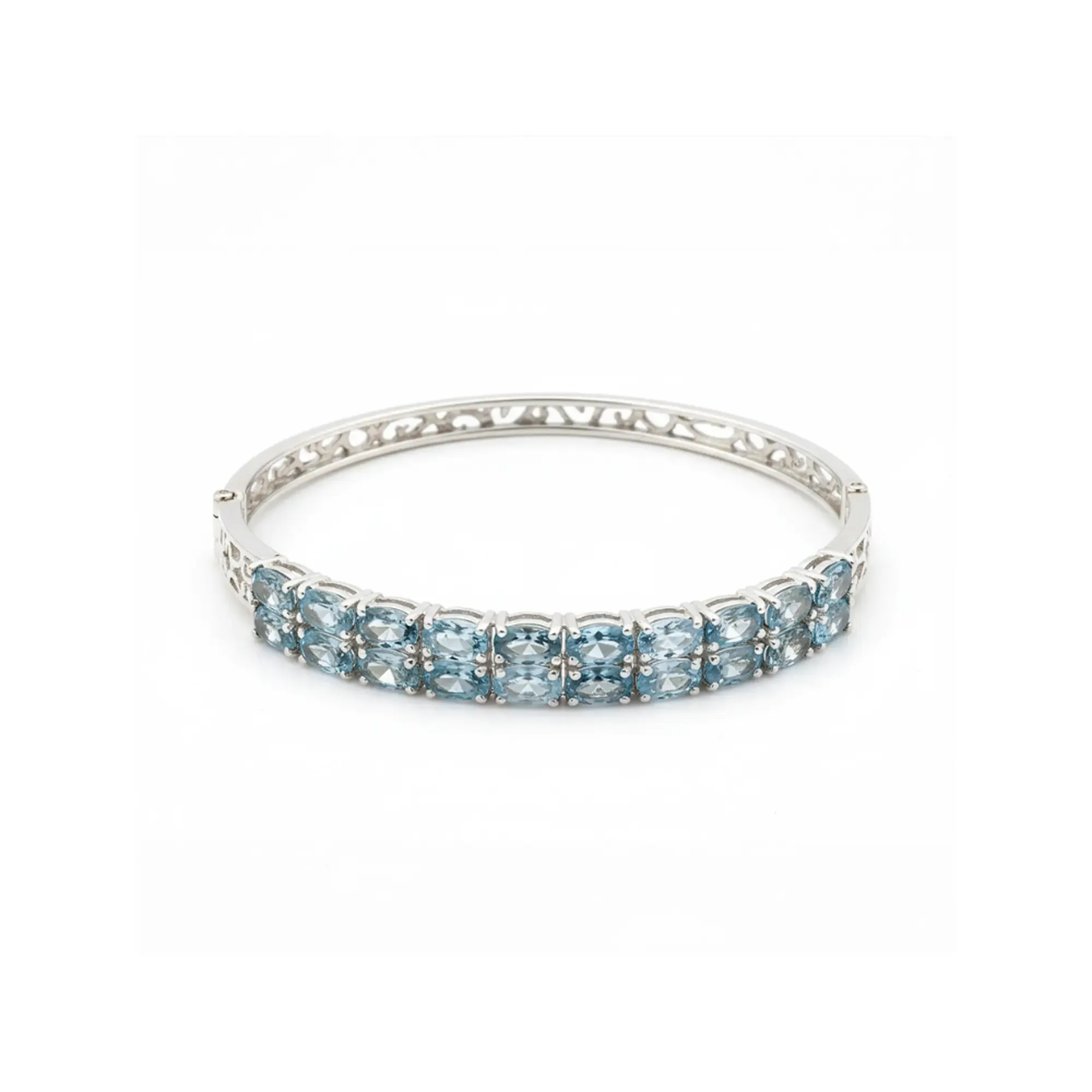 Sky Radiance Hinge Bangle