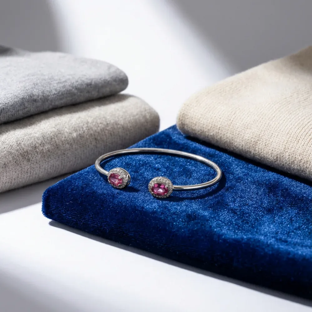 Rosy Halo Bangle