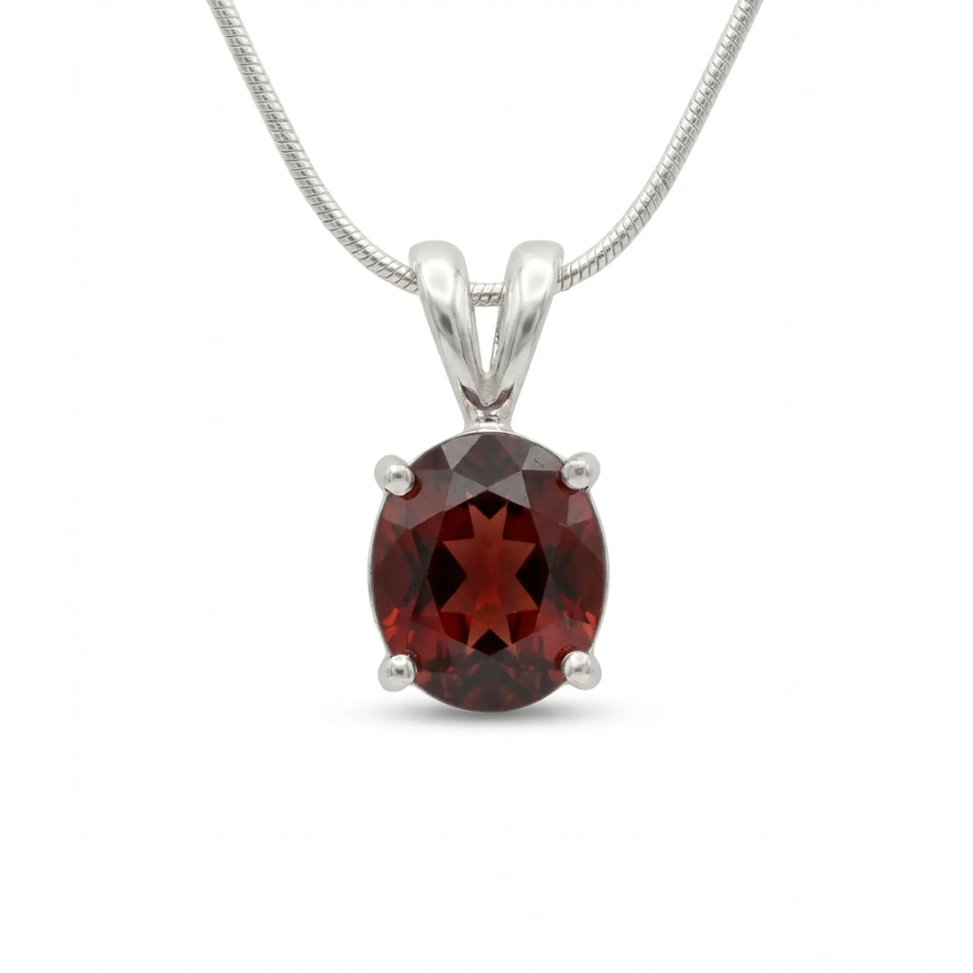 Garnet Velvet Glow Pendant