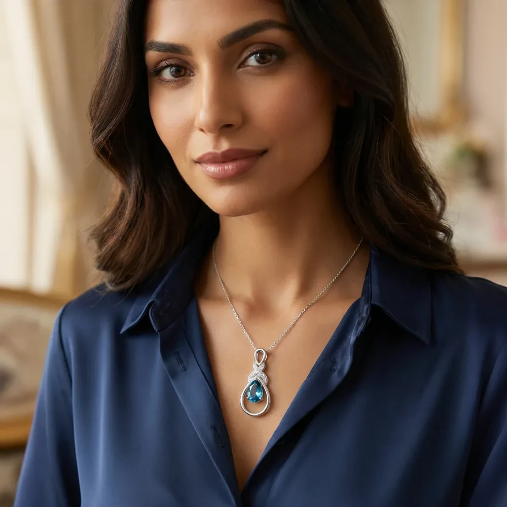 Azure Elegance Pendant