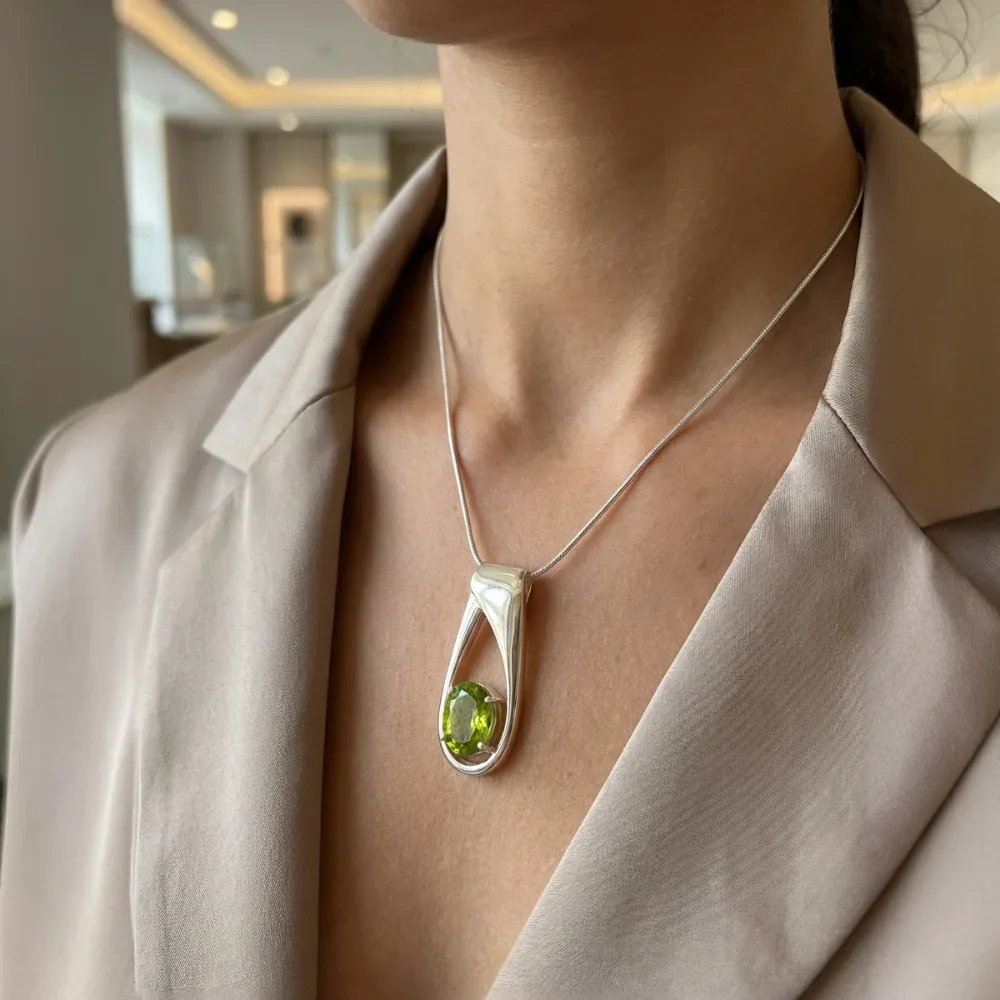 Olive Glow Pendant