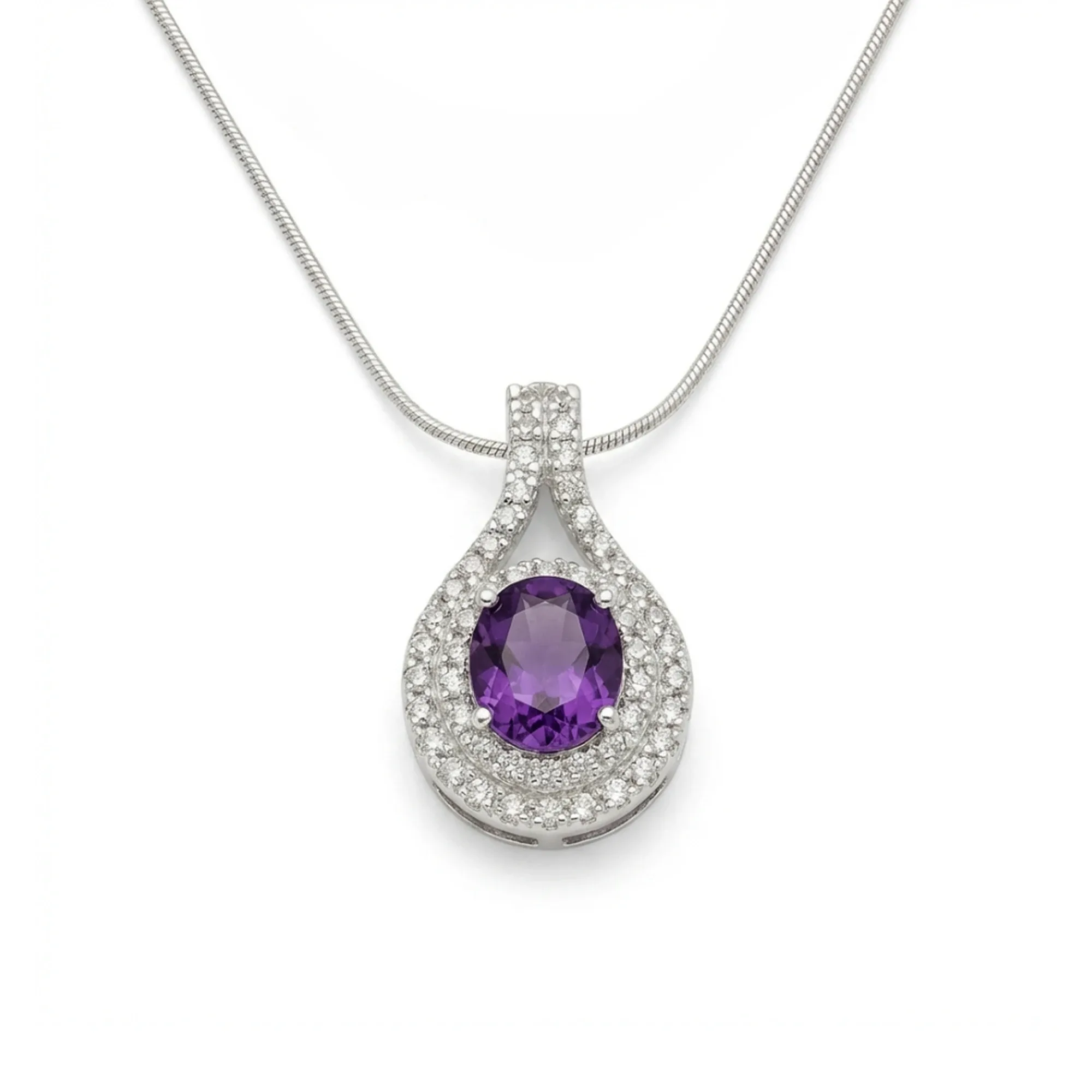 Violet Aura Pendant