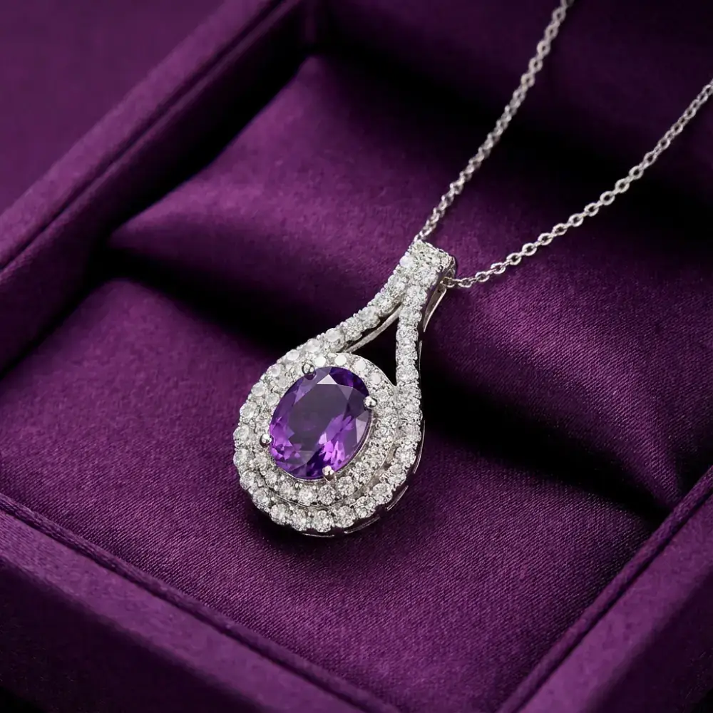 Violet Aura Pendant