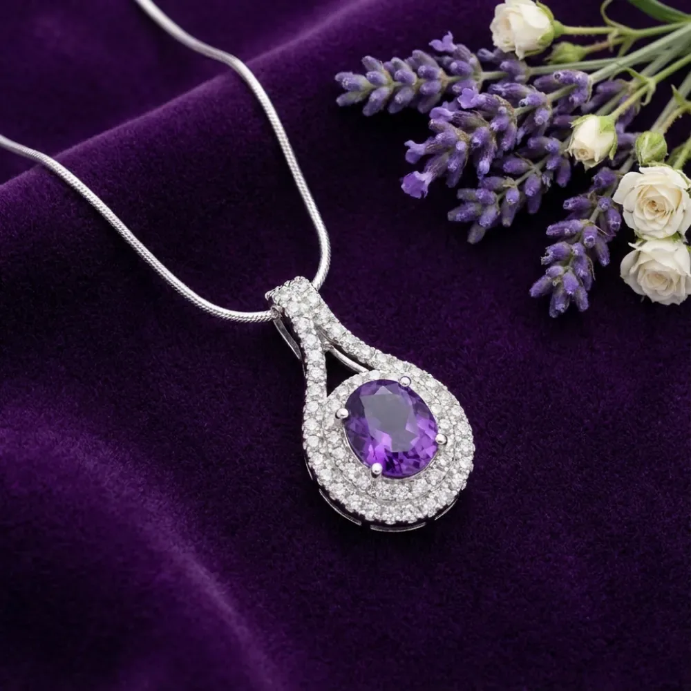 Violet Aura Pendant