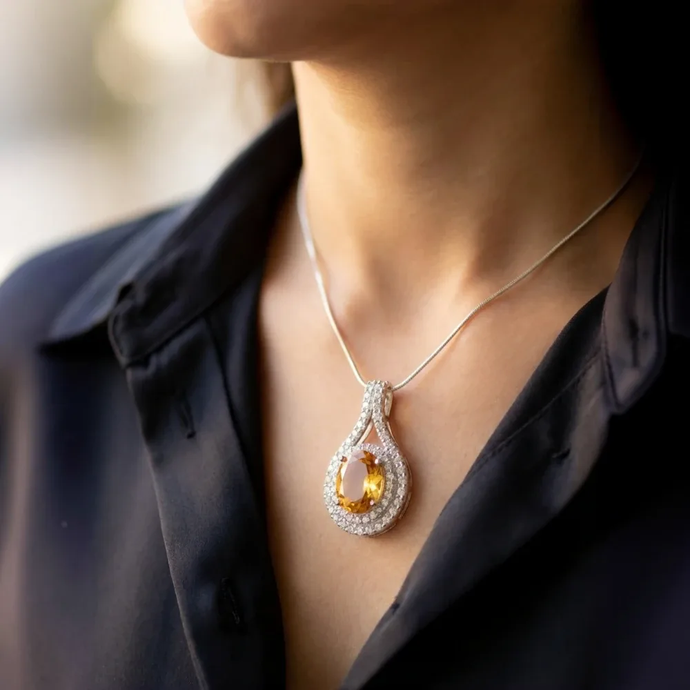 Golden Aura Pendant