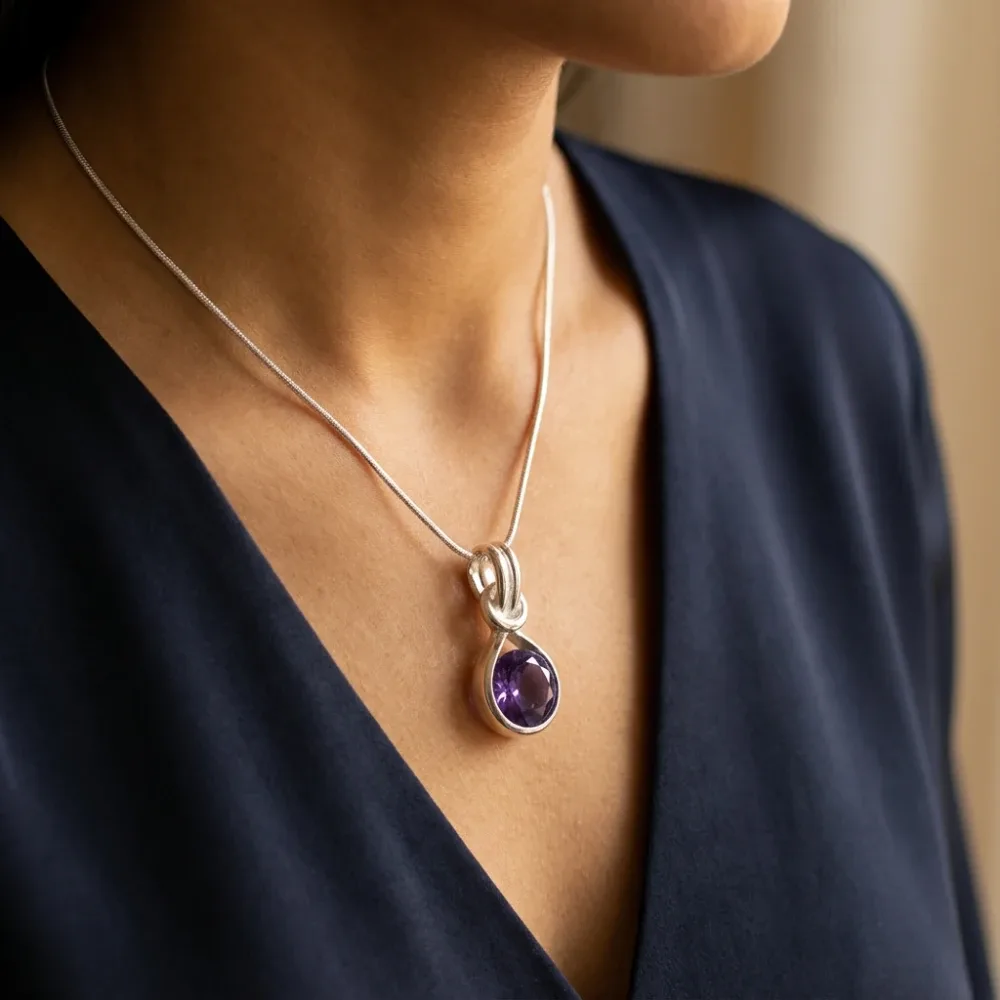 Lavender Gleam Pendant