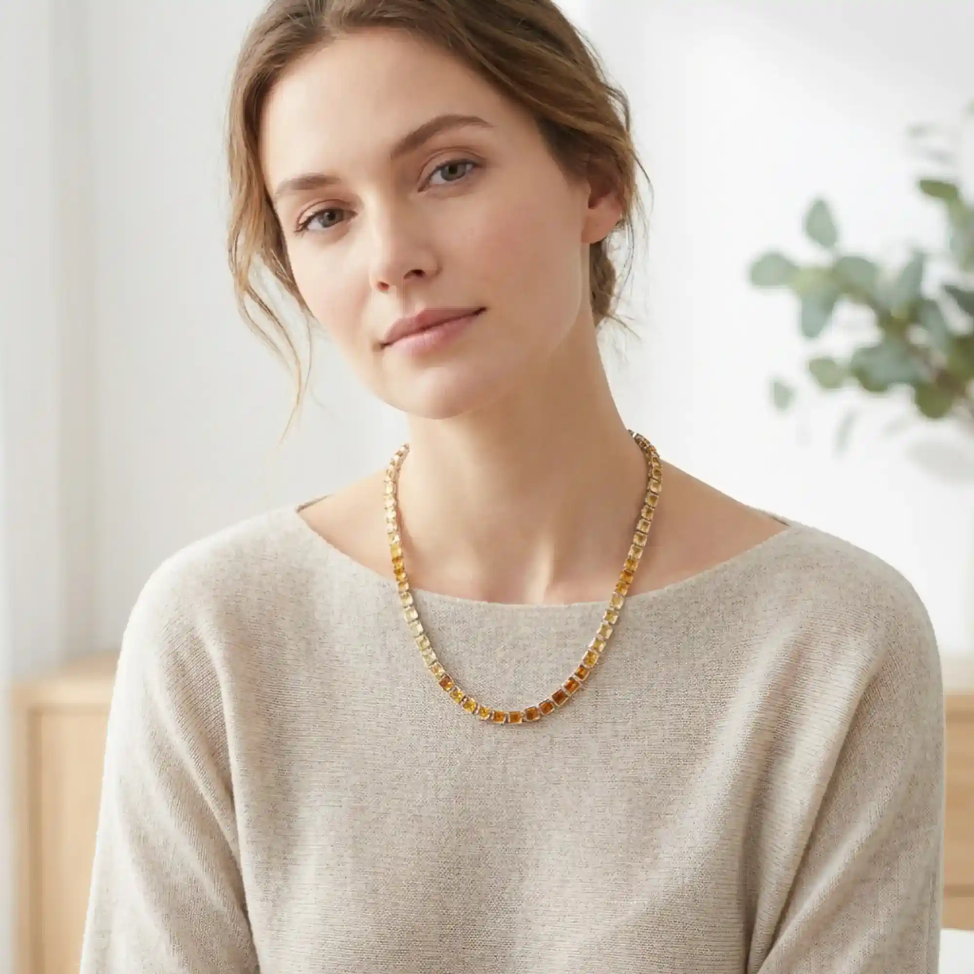 Amber Radiance Necklace