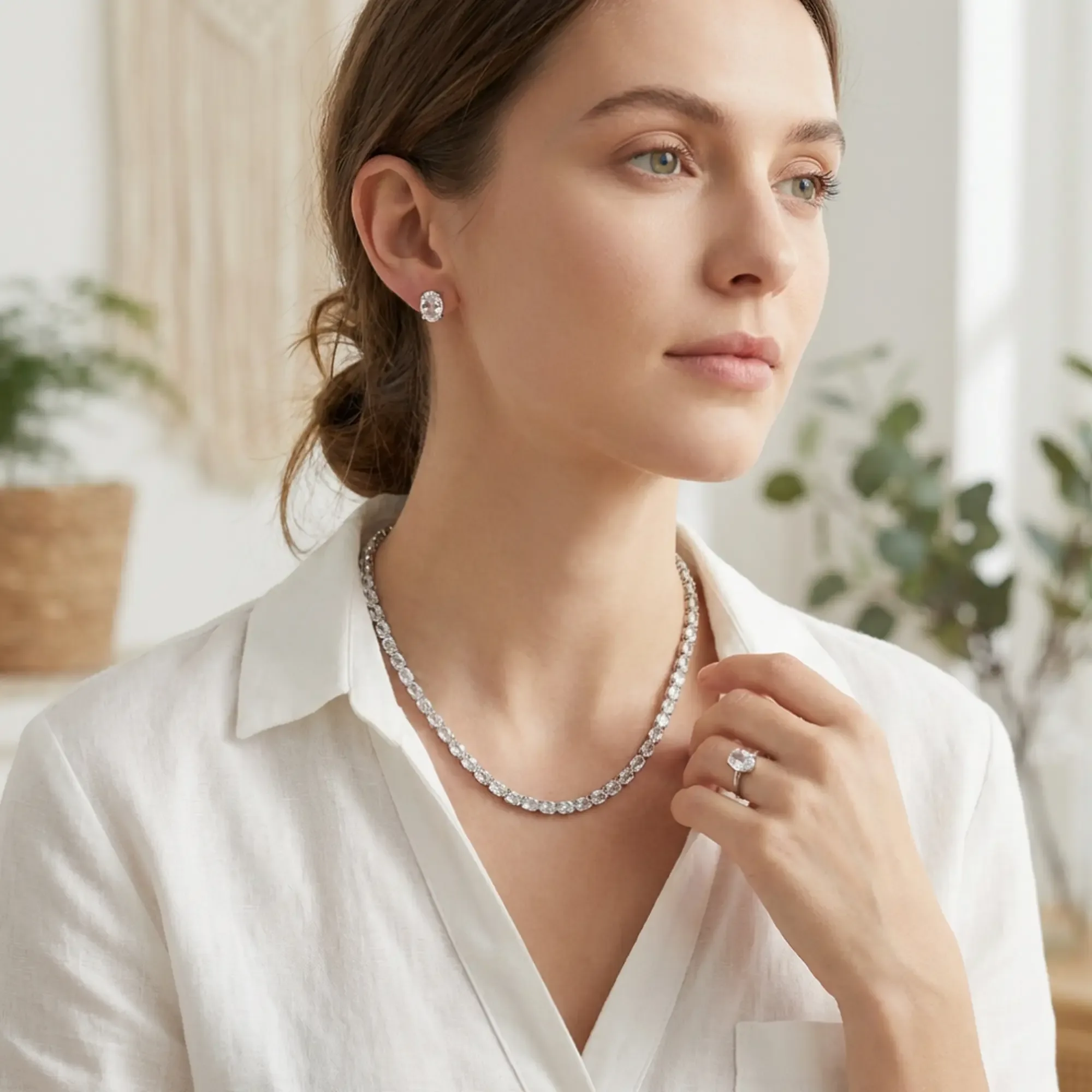 Crystalline Grace Necklace