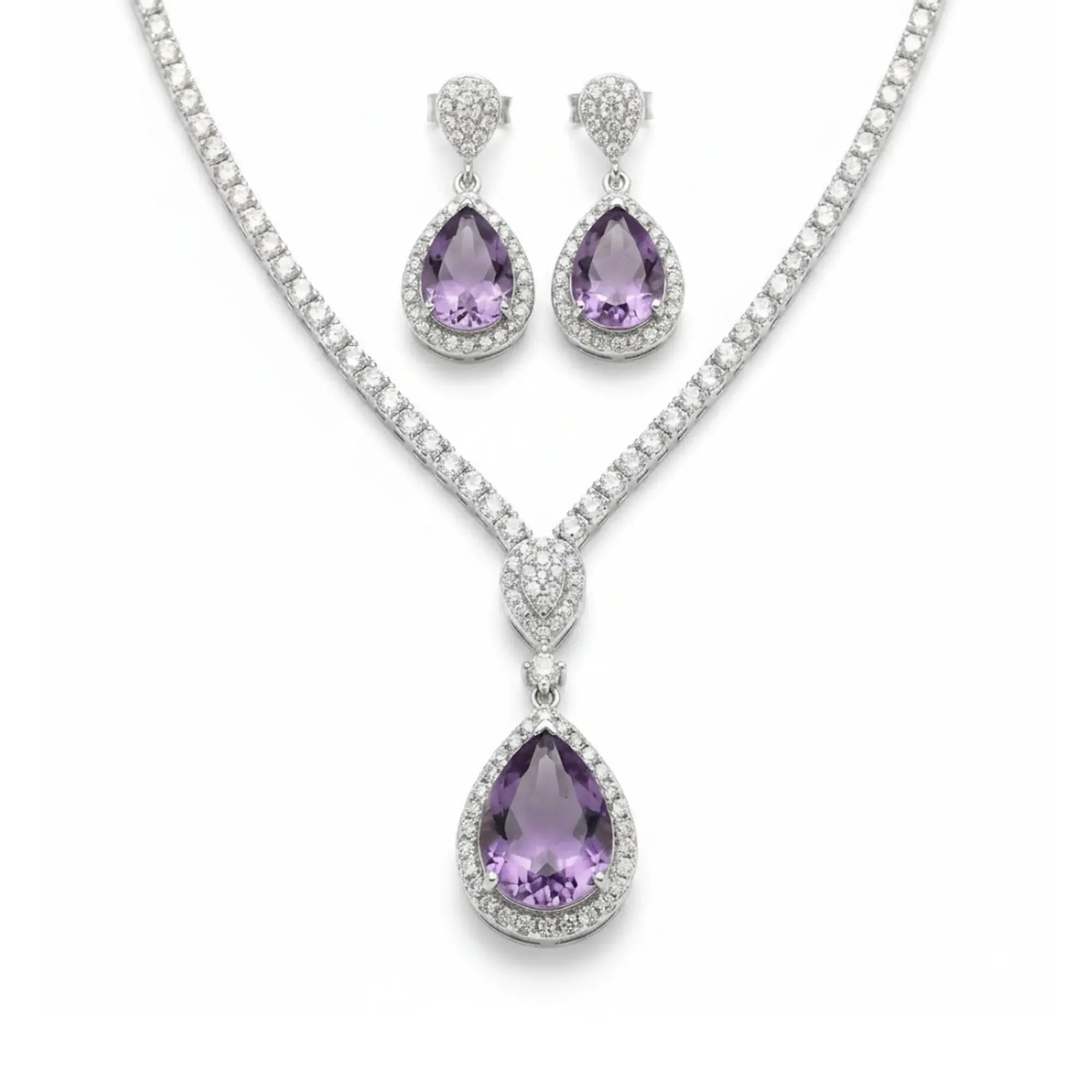 Royal Grace Set – Violet Amethyst