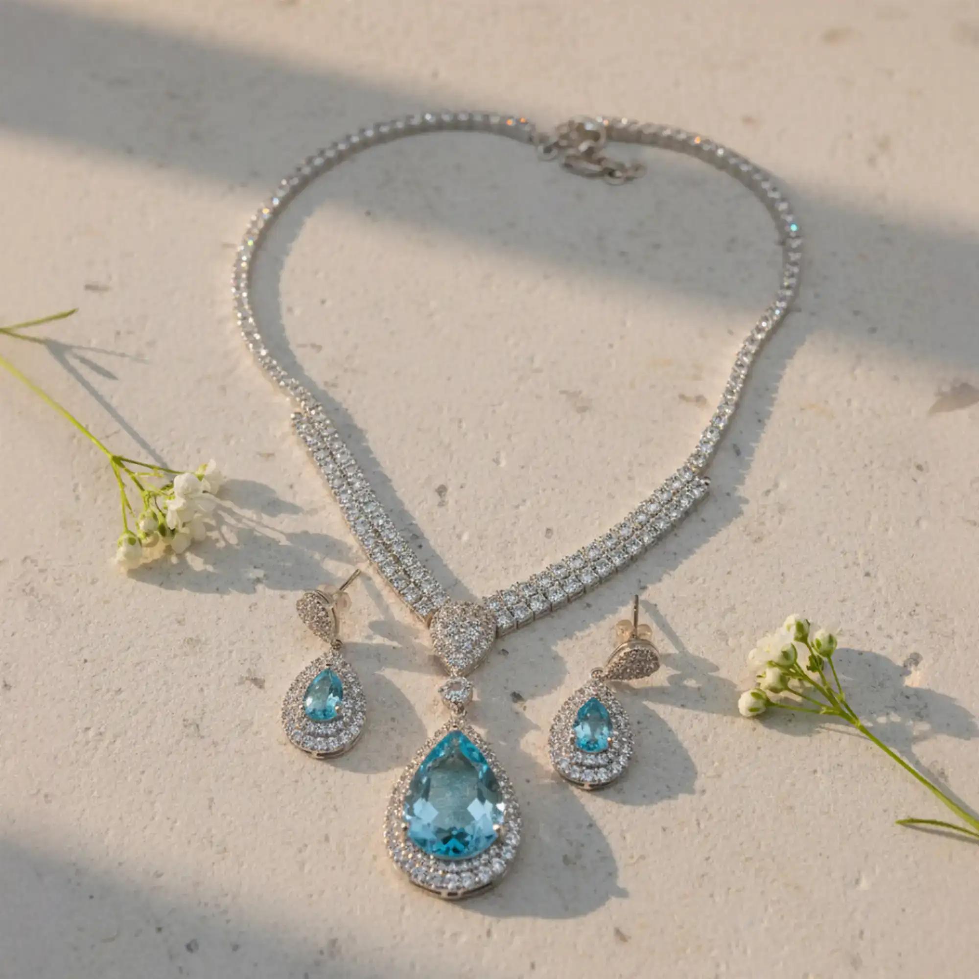 Royal Grace Set – Azure Topaz