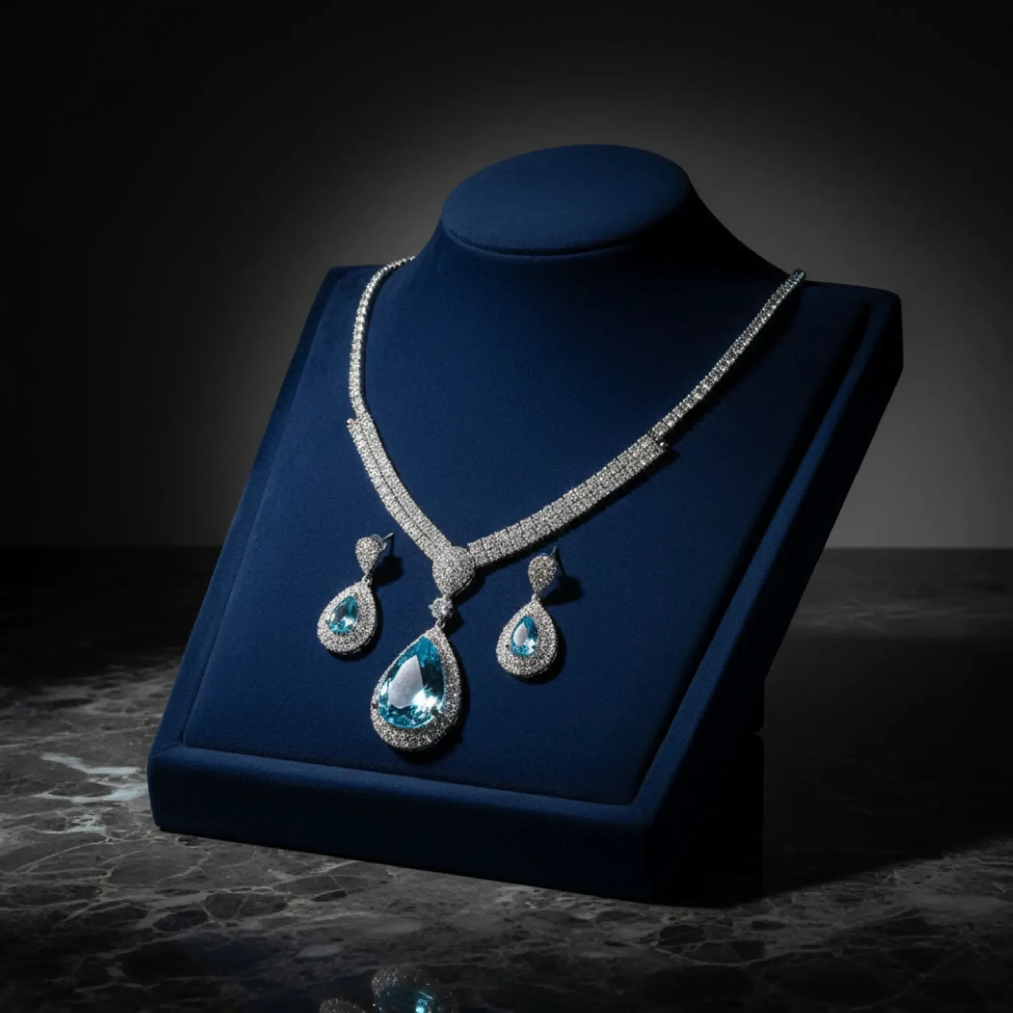 Royal Grace Set – Azure Topaz
